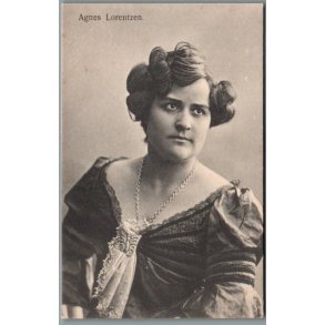 Agnes Lorentzen- Skuespiller - Postkort - Ubrugt