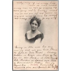 Fru Lendrup  - Skuespiller - Postkort - Brugt