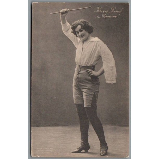 Karen Lund i "Rverne" - Skuespiller - Postkort - Ubrugt