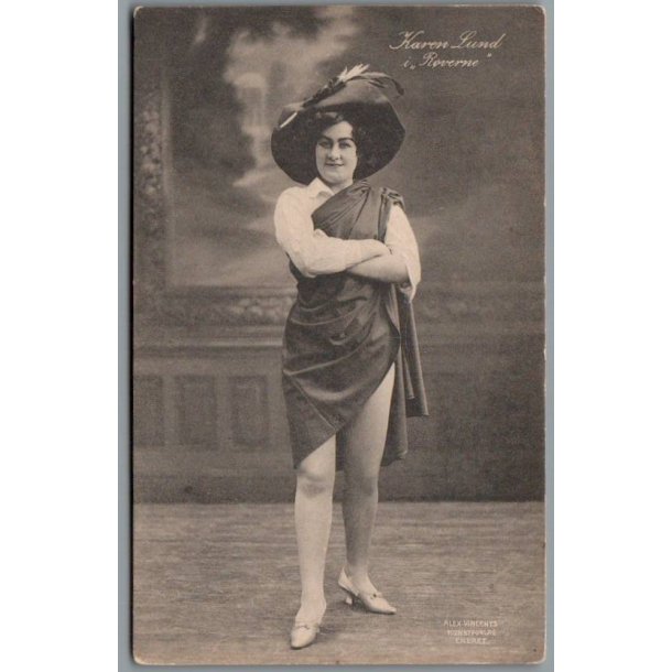 Karen Lund i "Rverne" - Skuespiller - Postkort - Ubrugt