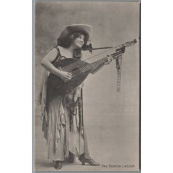 Fru Bokken Lassen - Skuespiller - Postkort - Brugt