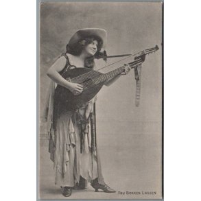 Fru Bokken Lassen - Skuespiller - Postkort - Brugt