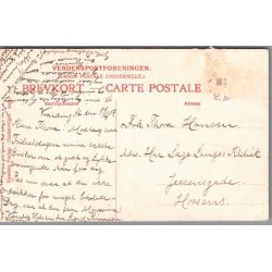 Frk. Bertha Lindgren og Herr Aage Fns i "Den glade Enke"- Skuespiller - Postkort - Brugt