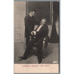 Lindstrm og Aggerholm i "Hans Hjhed"- Skuespiller - Postkort - Brugt