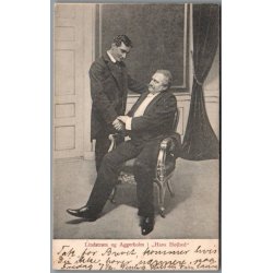 Lindstrm og Aggerholm i "Hans Hjhed"- Skuespiller - Postkort - Brugt