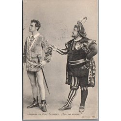 Liebmann og Olaf Poulsen i "Der var en Gang"- Skuespiller - Postkort - Brugt