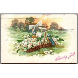 Julemrke 1909 p Postkort