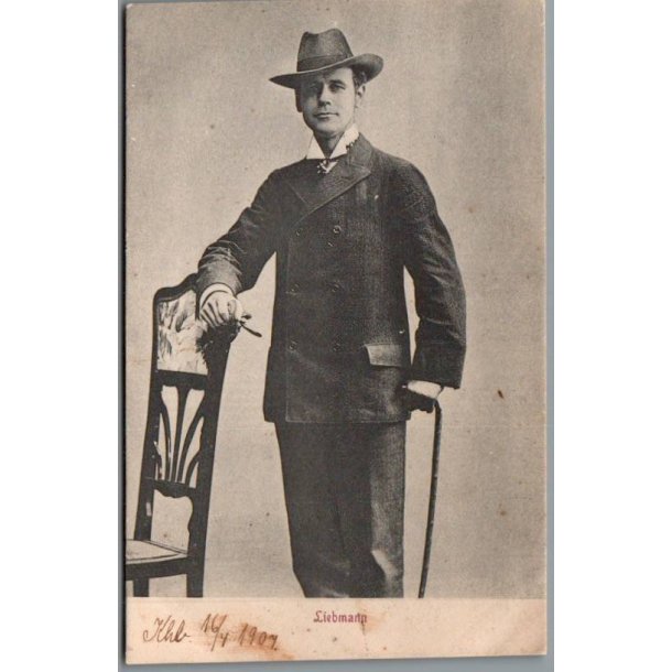 Liebmann - Skuespiller - Postkort - Brugt