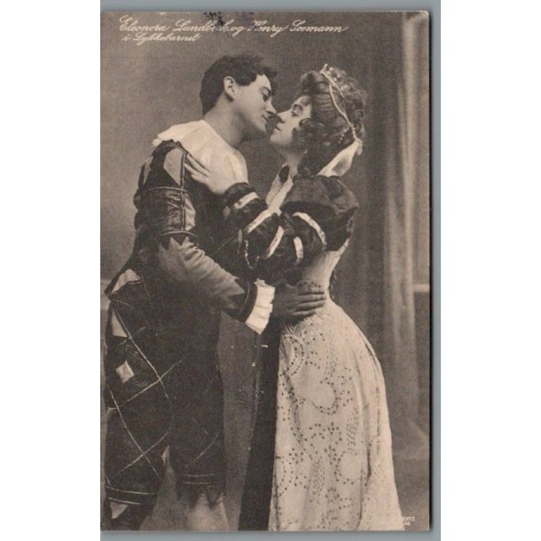 Eleonora Lundbeck - Henry Seemann i "Lykkebarnet" - Skuespiller - Postkort - Brugt