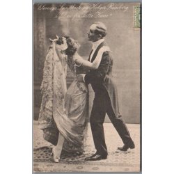 Eleonora Lundbeck - Holger Reenberg i "Den fraskilte Kone" - Skuespiller - Postkort - Brugt