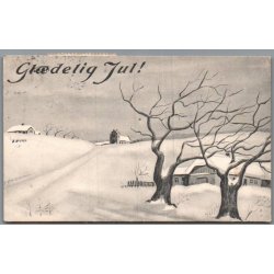 Julem�rke 1909 p� Postkort