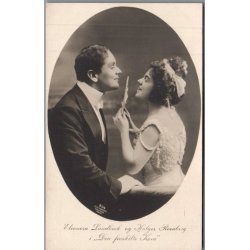 Eleonora Lundbeck - Holger Reenberg i "Den fraskilte Kone" - Skuespiller - Postkort - Ubrugt