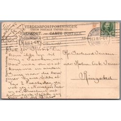 Eleonora Lundbeck - Henry Seemann i "Den fraskilte Kone" - Skuespiller - Postkort - Brugt