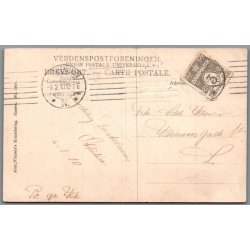 Eleonora Lundbeck - Henry Seemann i "Den fraskilte Kone" - Skuespiller - Postkort - Brugt