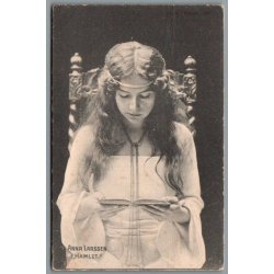 Anna Larsen i "Hamlet"- Skuespiller - Postkort - Brugt