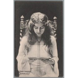 Anna Larsen i "Hamlet"- Skuespiller - Postkort - Ubrugt