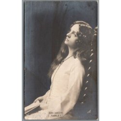 Anna Larsen i "Hamlet"- Skuespiller - Postkort - Brugt