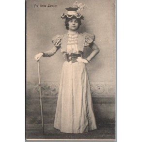 Fru Anna Larssen - Skuespiller - Postkort - Ubrugt