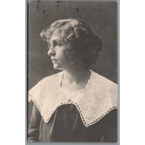 Skuespillerinde Fru Anna Larssen - Skuespiller - Postkort - Brugt