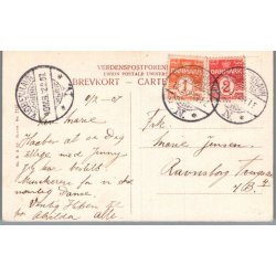 Skuespillerinde Fru Anna Larssen - Skuespiller - Postkort - Brugt