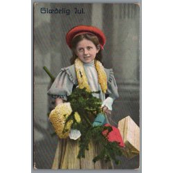 Julemrke 1908 p Postkort