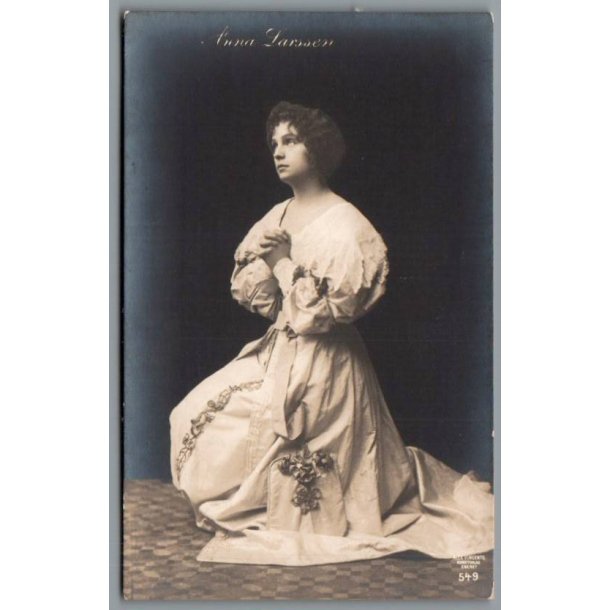Anna Larssen - Skuespiller - Postkort - Ubrugt