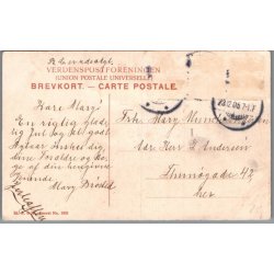 Anna Larssen - Skuespiller - Postkort - Brugt