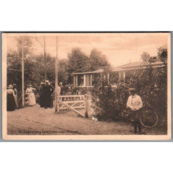 Stubbek�bing - Pavillonen ved Anl�get - Postkort - Brugt