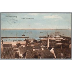 Stubbek�bing - Udsigt over Havnen - Postkort - Brugt