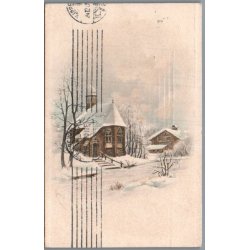 Julemrke 1908 p Postkort