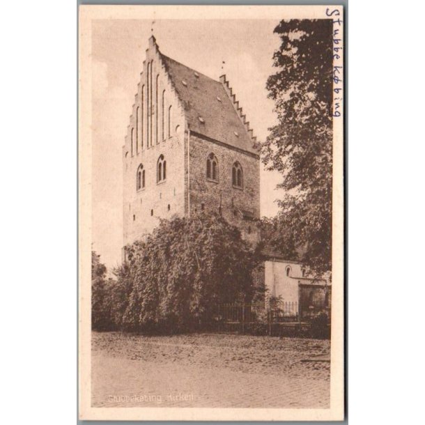 Stubbek�bing Kirken - Postkort - Ubrugt