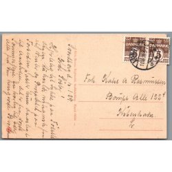 Stubbek�bing - Fyrlinien i Anl�get - Postkort - Brugt