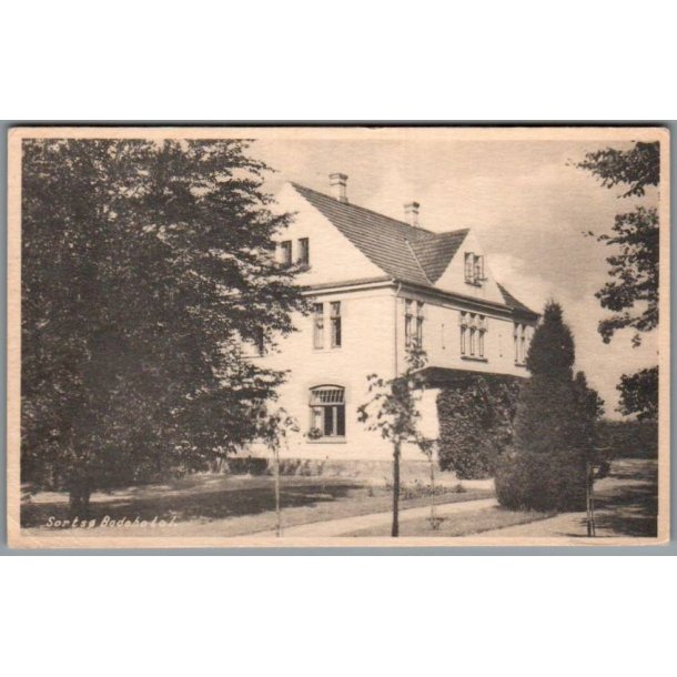 Sorts� Badehotel - Postkort - Brugt