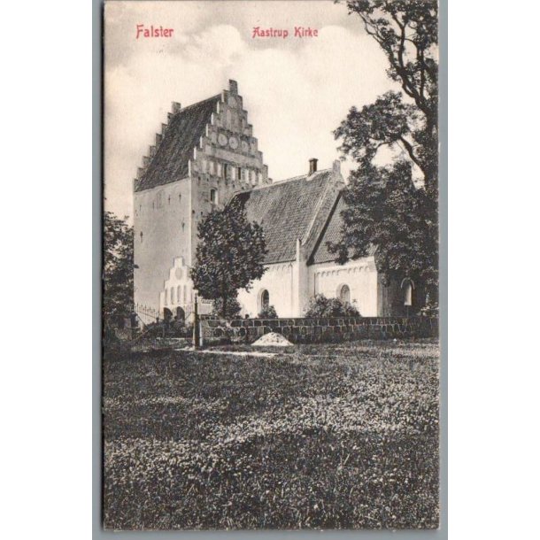 Falster - Aastrup Kirke - Postkort - Ubrugt