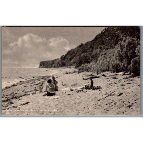 Hesn�s - Stranden ved Pomle - Postkort - Brugt
