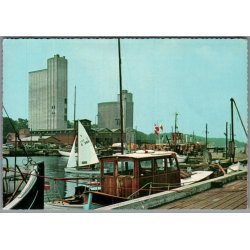 Stubbek�bing - Havnen - Postkort - Brugt