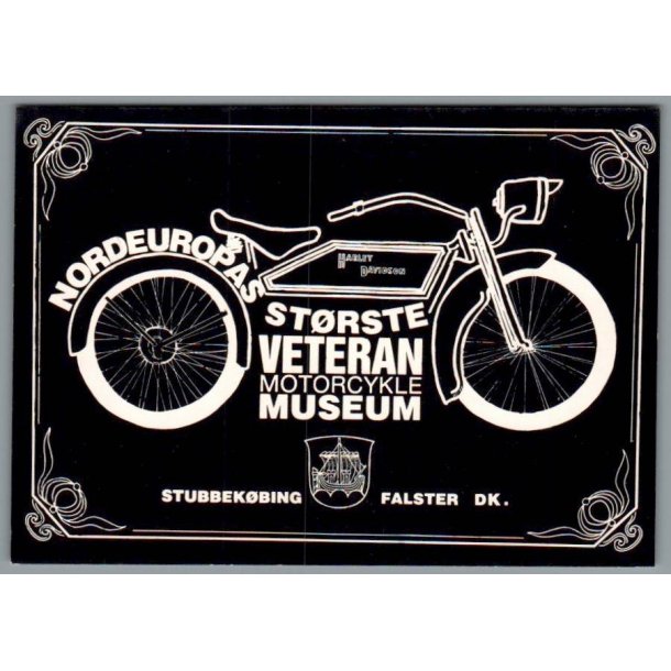 Stubbek�bing Veteran Motorcykel Museum - Postkort - Ubrugt