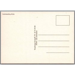 Stubbek�bing - Kirke - Postkort - Ubrugt