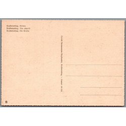 Stubbek�bing - Kirke - Postkort - Ubrugt