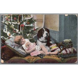 Julemrke 1908 p Postkort