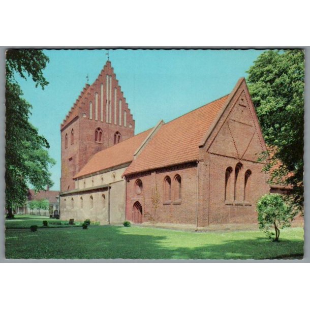 Stubbek�bing - Kirke - Postkort - Ubrugt