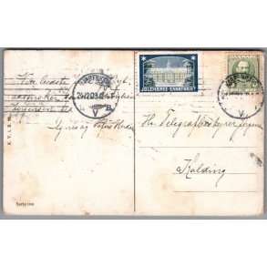 Julemrke 1908 p Postkort