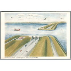 Tunnel under Guldborgsund - Postkort - Brugt