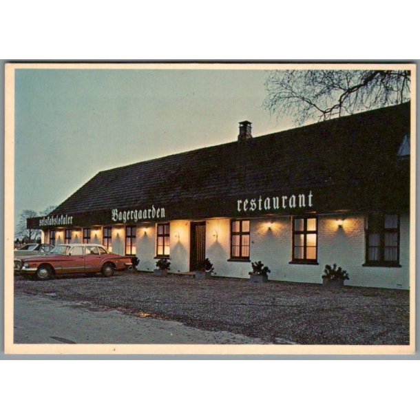 Restaurant Bagergaarden - Falkerslev - Postkort - Ubrugt