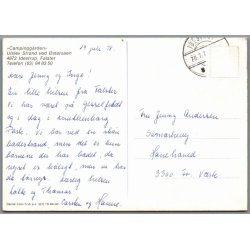 Campingg�rden - Ulslev Strand - 4872 Idelstrup - Postkort - Brugt