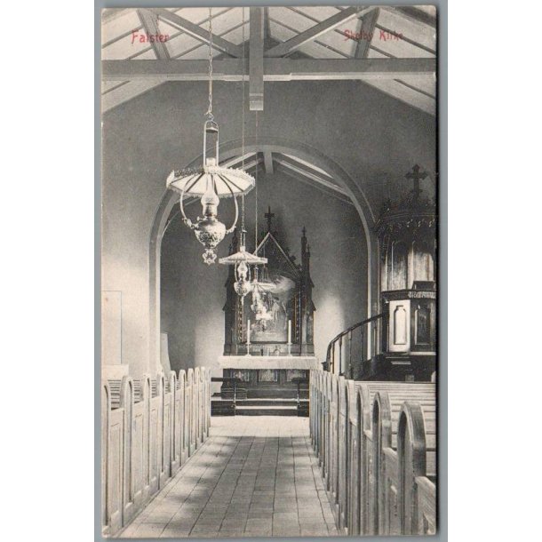 Falster - Skelby Kirke - Gedser - Postkort - Ubrugt
