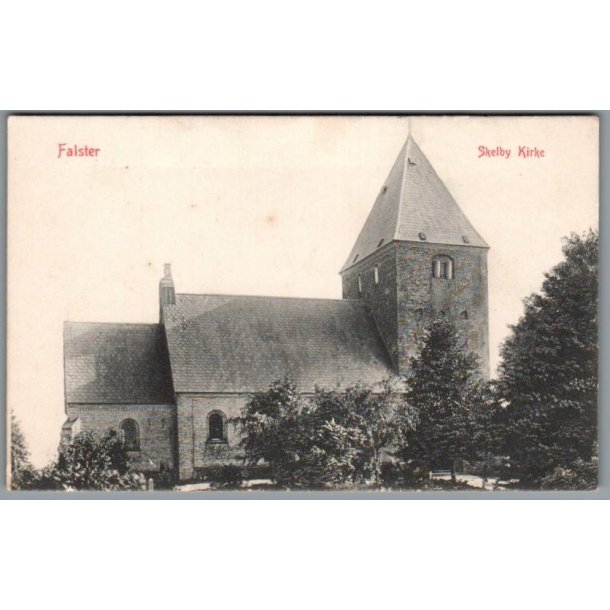 Falster - Skelby Kirke - Gedser - Postkort - Ubrugt