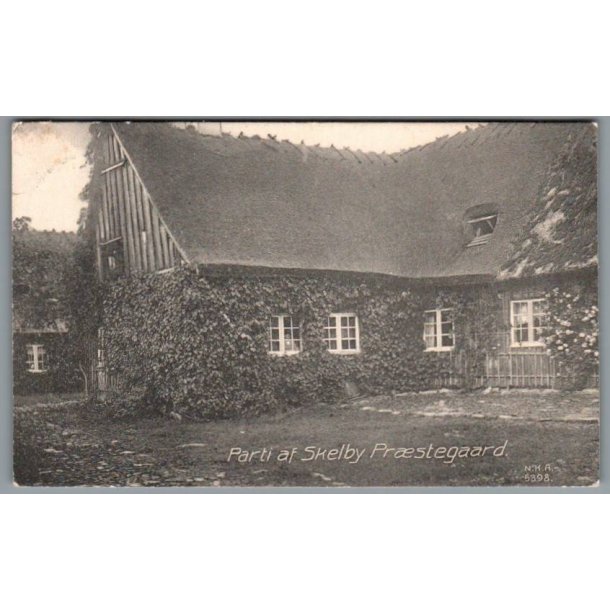 Parti af Skelby Pr�stegaard - Gedser - Postkort  - Brugt