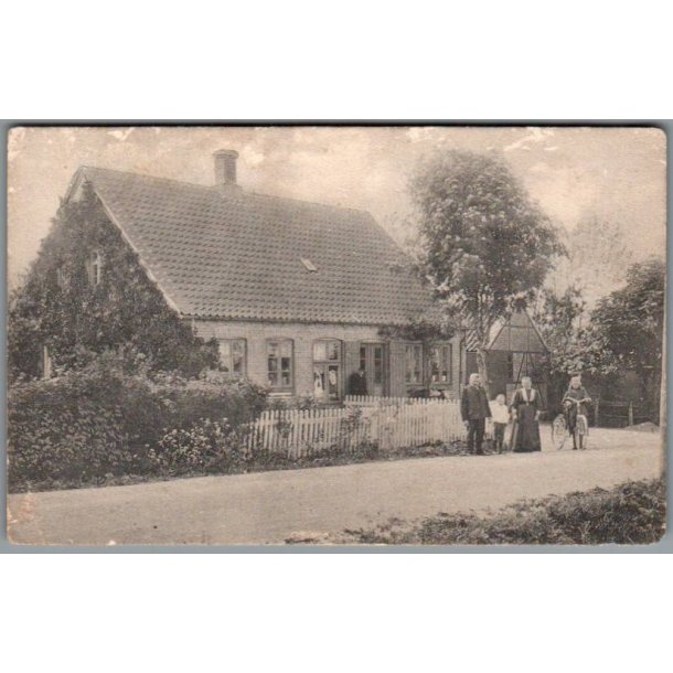 Skelby Skr�dderforretning - H.J. Petersen - Gedser - Postkort  - Ubrugt - Regning p� bagsiden 1