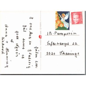 Hansen, Vilhelm - Julekort - Ubrugt